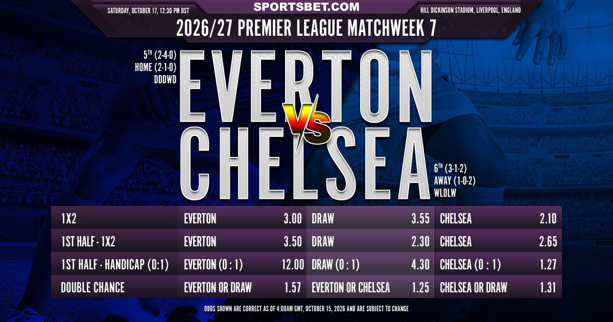 2026/27 Premier League MW7 - Everton v Chelsea Preview: Can the Toffees protect their home turf against the Blues?